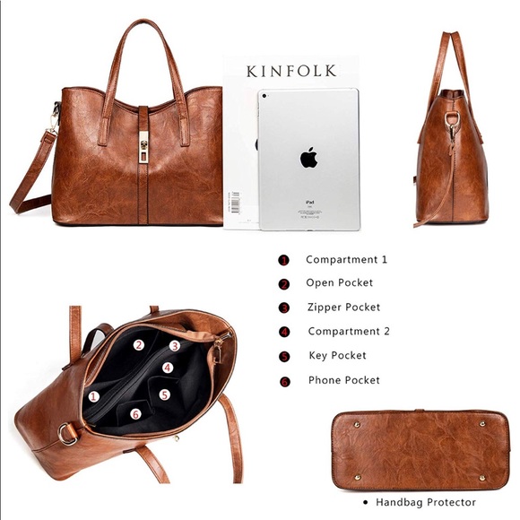 FREE SHIPPING - 3 PIECE PURSE SET - Picture 4 of 4